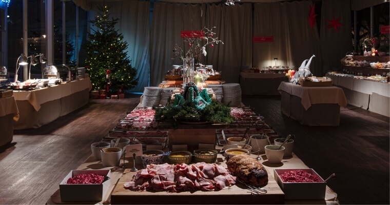 Julbord på Villa Godthem