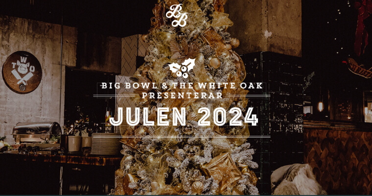 Julbord med aktiviteter på Big Bowl och The White Oak