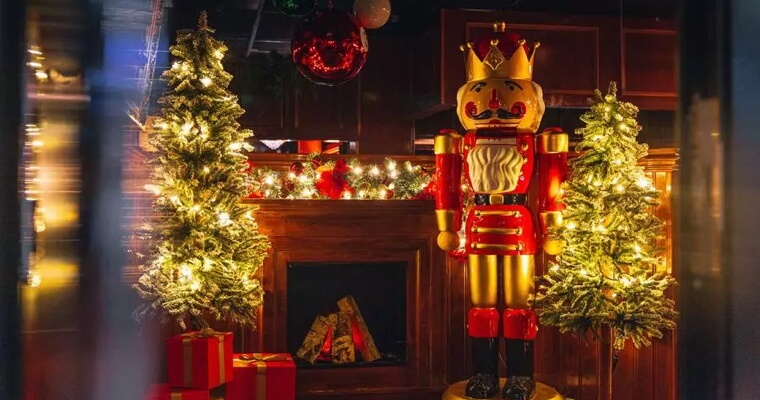 Julbord med aktiviteter på Biljardpalatset