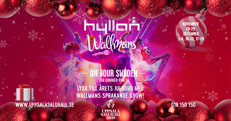 Julshow & julbord i Uppsala Saluhall