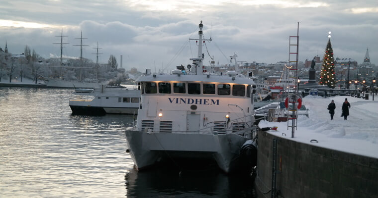 Julbord på M/S Vindhem