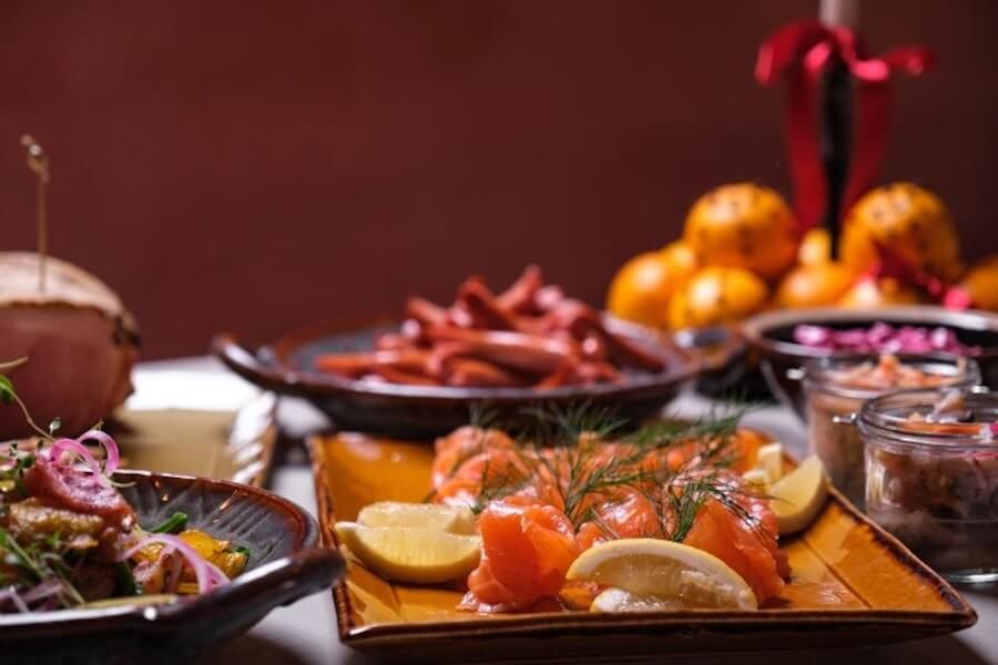 Blå Portens Julbord