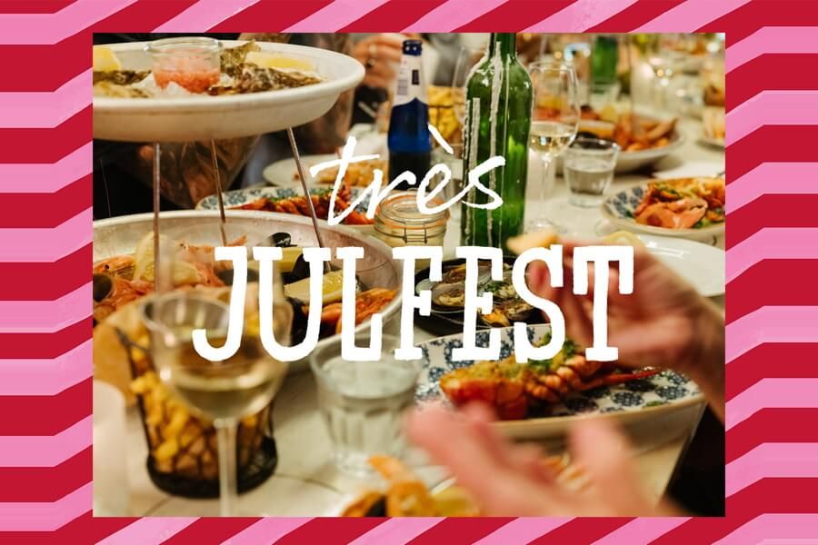 Très julfest på Boulebar Stockholm
