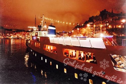 Privat julfest på M/S Blue Charm