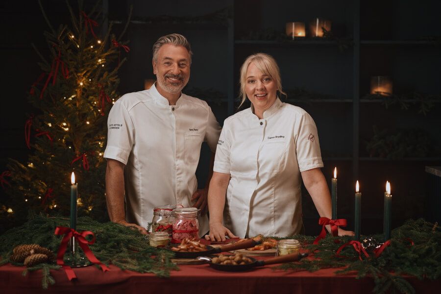 Julbord på Elite Park Avenue Hotel (Signerat Carina Brydling & Tareq Taylor)