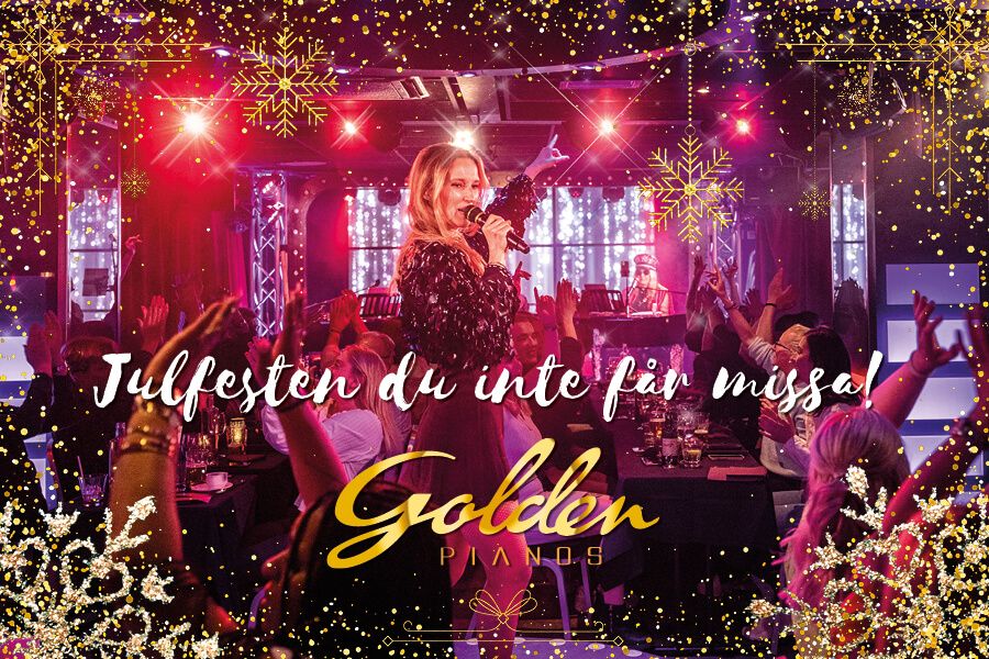 Golden Pianos - Julfesten du inte får missa!