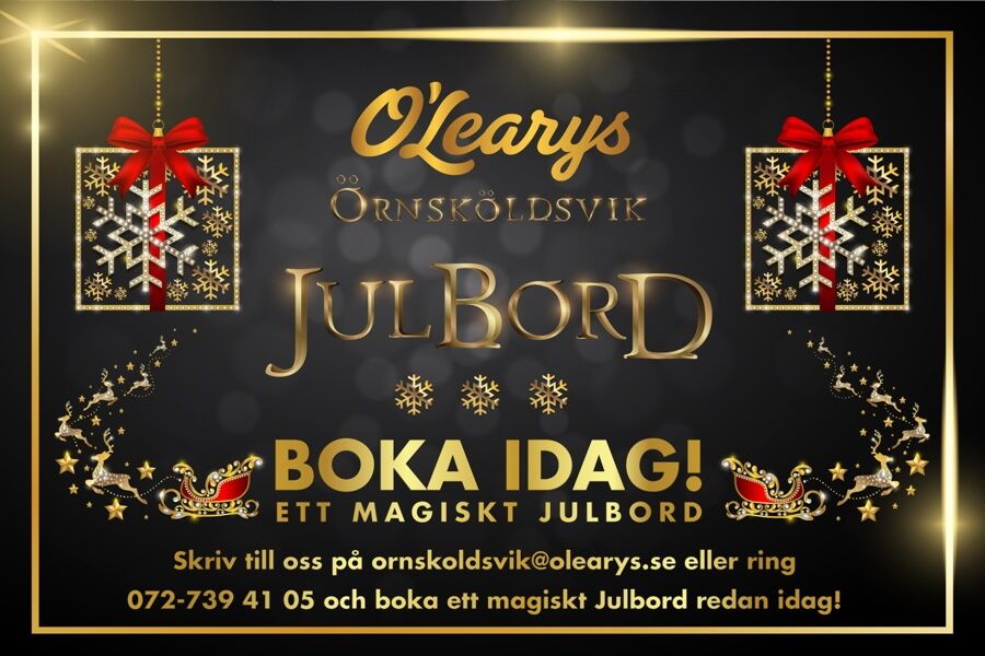 Julbord på O'Learys Örnsköldsvik