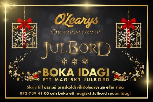 Julbord på O'Learys Örnsköldsvik