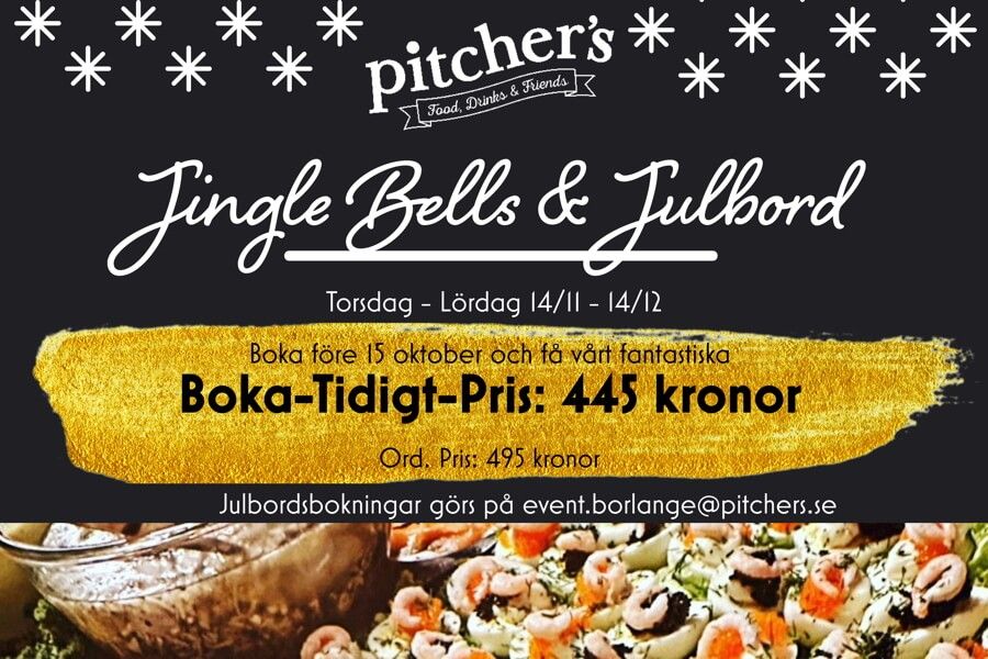 Julbord på Pitcher's Borlänge