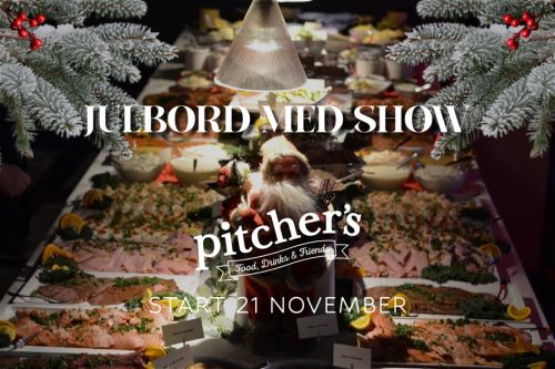 Pitcher's julbord och show