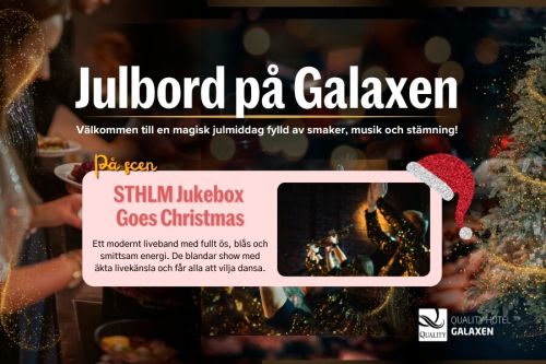 Julbord med show på Quality Hotel Galaxen i Borlänge