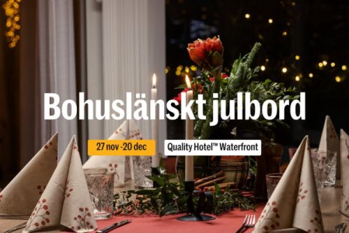 Bohuslänskt julbord på Quality Hotel Waterfront