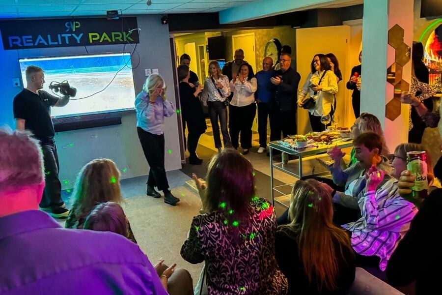 Julbord med aktiviteter på Reality Park