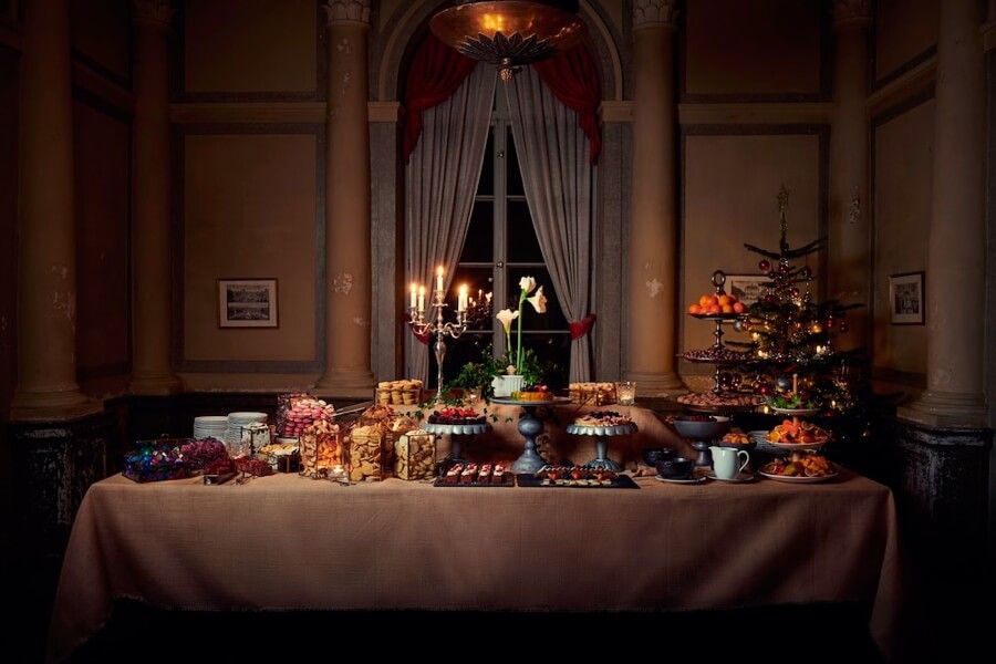 Julbord på kungliga Rosersbergs Slott