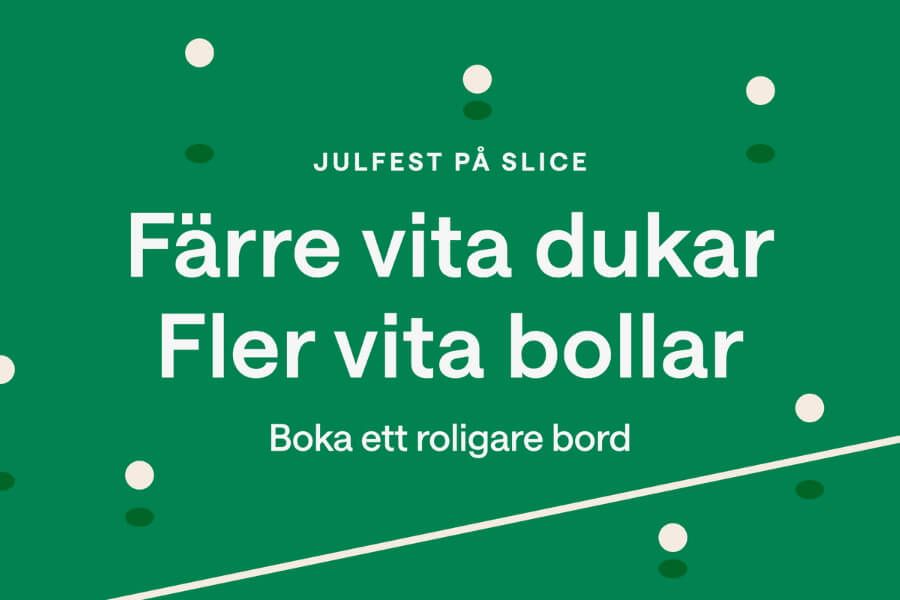 Julfest på Slice i Göteborg