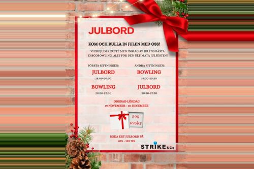 Julbord på Strike Bowling Örebro